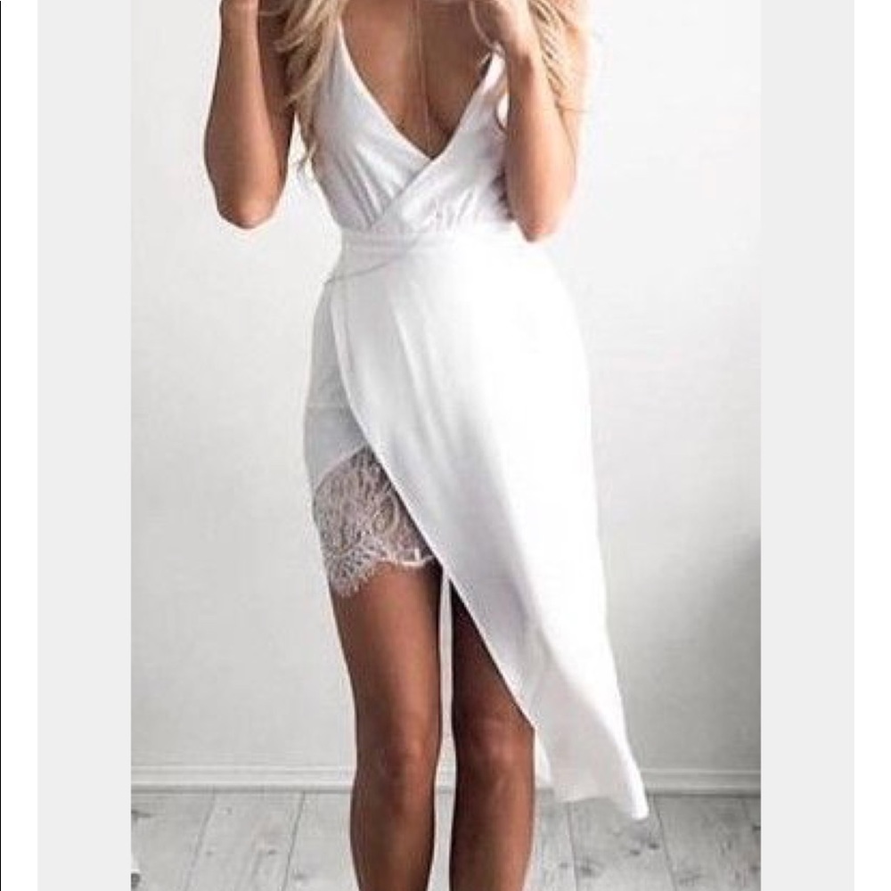 White fox boutique dress